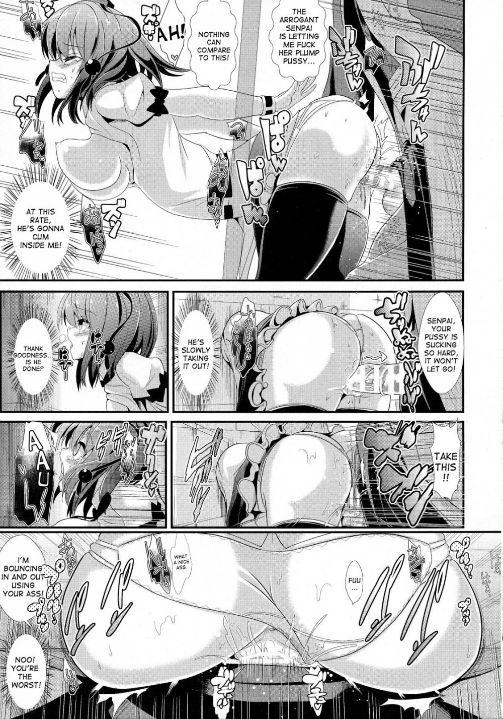 Hentai Manga Comic-Touhou Kabejiri 3 Shameimaru Aya-Read-12